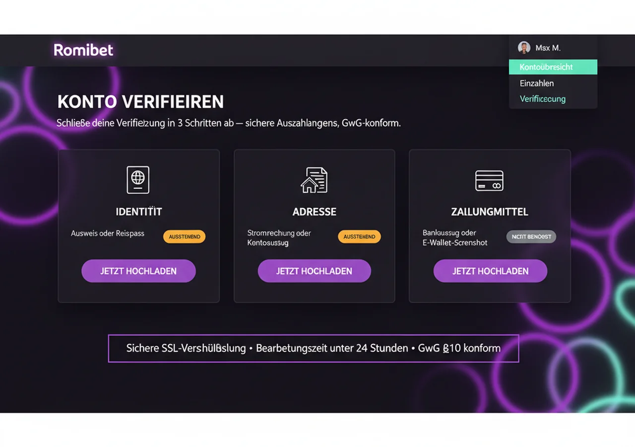 Konto-Verifizierung (KYC) – Romibet