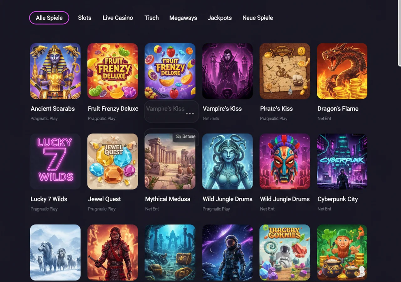 Spielangebot bei Romibet – Romibet